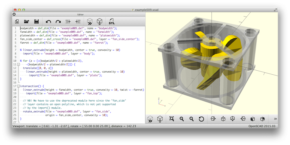 OpenSCAD - The Programmers Solid 3D CAD Modeller